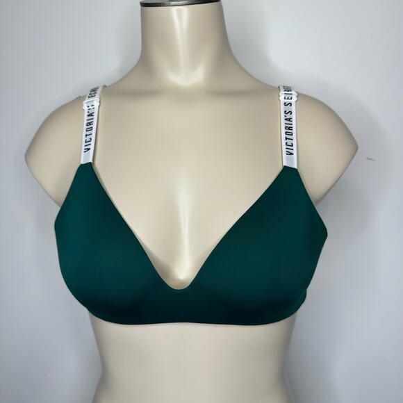 Victoria's Secret Other - Victoria's Secret Women's Size 34B The T Shirt Lightly Lined Wireless Bra Green